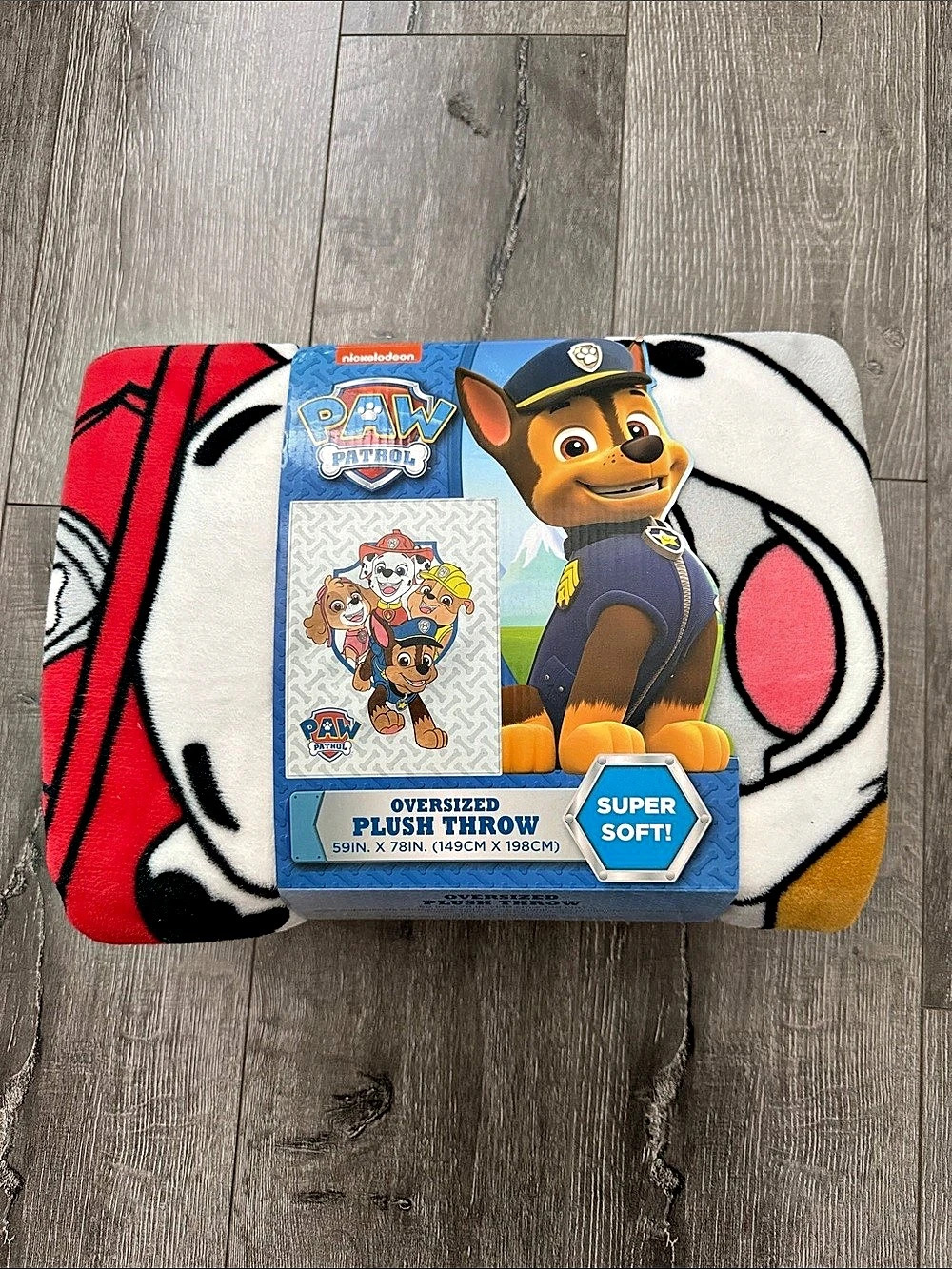 Nickelodeon PAW Patrol Oversized Plush Throw Blanket
